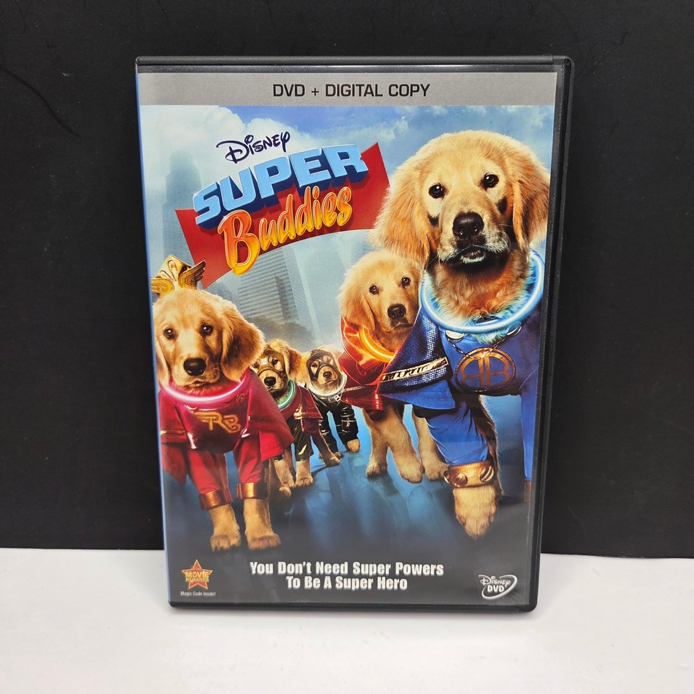 Disney Super Buddies DVD Movie G Rated Family Kids Puppy Superhero Adventure